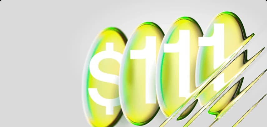 لقد أطلقنا بونص 111$